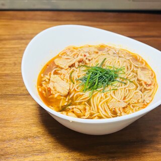 そうめんアレンジ！台湾風ピリ辛スタミナ麺♪